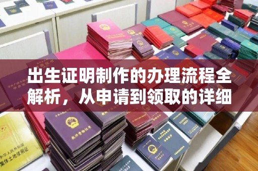 涡阳出生证明制作的办理流程全解析，从申请到领取的详细指南