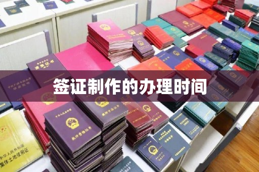 涡阳签证制作的办理时间
