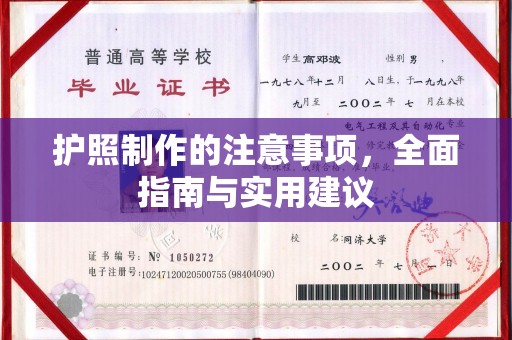 涡阳护照制作的注意事项，全面指南与实用建议